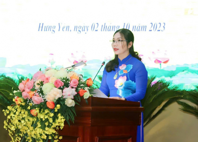 Phó Chủ tịch HĐND tỉnh Hưng Yên Trần Thị Tuyết Hương